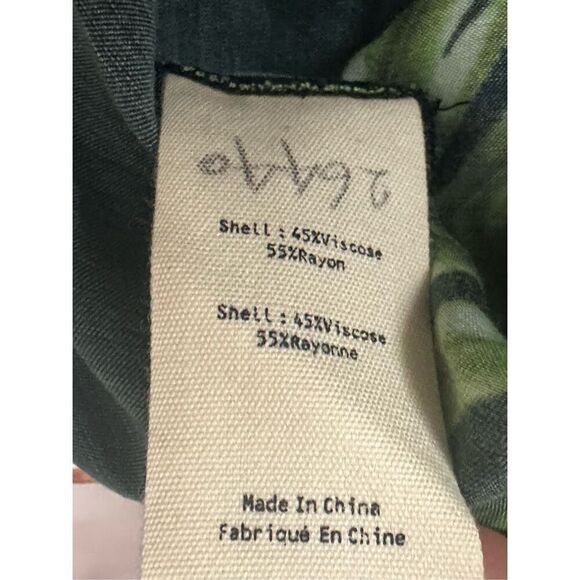 L’AGENCE SELENA LEAF-PRINT ONE-SHOULDER DRESS IN MULTI  Size: XS/T - Picture 5 of 7